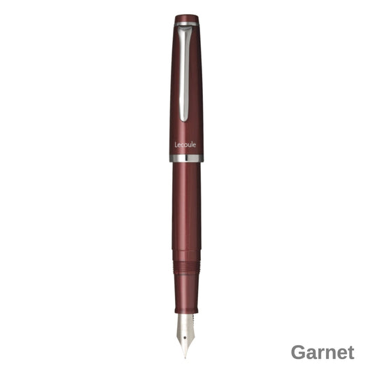 Sailor Lecoule Power Stone Colour Fountain Pen Garnet Stainless Medium Fine
