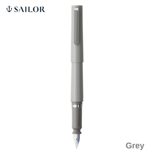 Sailor Tuzu Adjust Fountain Pen Grey Stainless Broad Nib