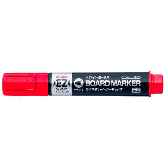 Zebra EZ Cap Whiteboard Marker Medium 2.5 Red
