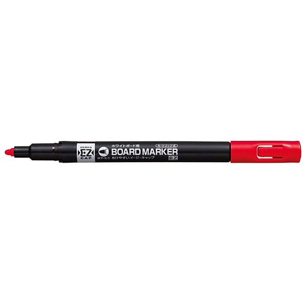 Zebra EZ Cap Whiteboard Marker Fine 1.5 Red