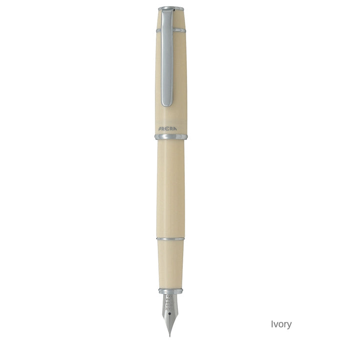 Pilot Prera Fountain Pen Ivory Stainless Medium Nib