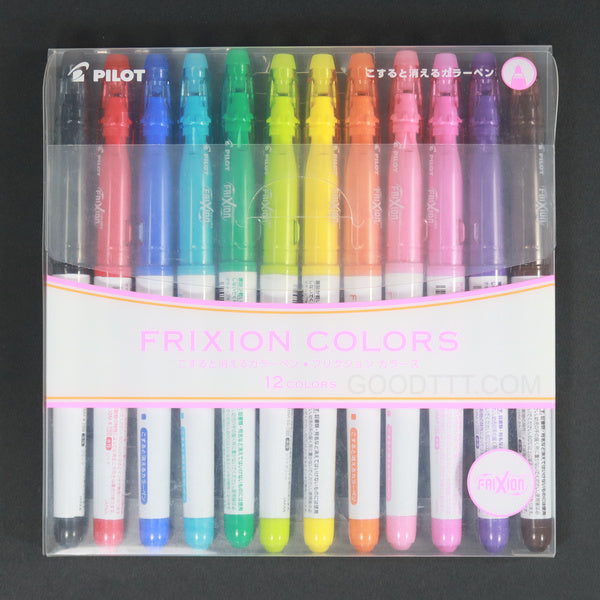 Pilot Frixion Colours Erasable Texters  (12 Pack)