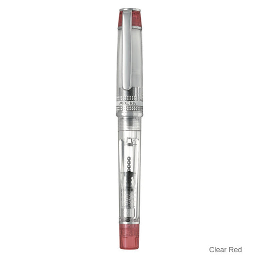 Pilot Prera Iroai Fountain Pen Clear Red Stainless Fine Nib