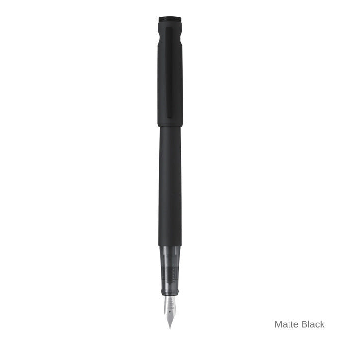 Pilot Lightive Fountain Pen Matte Black Stainless Medium Nib