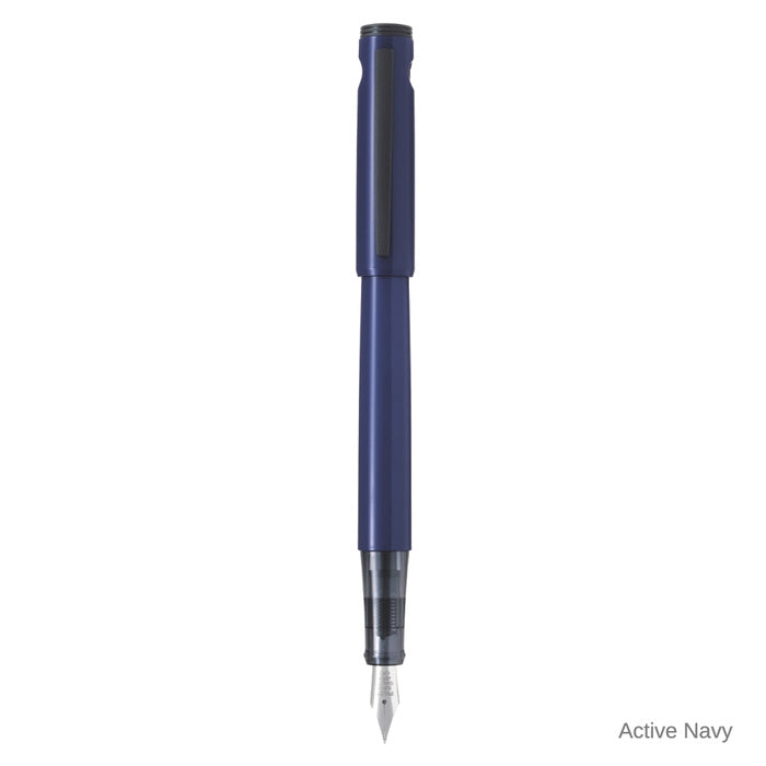 Pilot Lightive Fountain Pen Active Navy Stainless Fine Nib