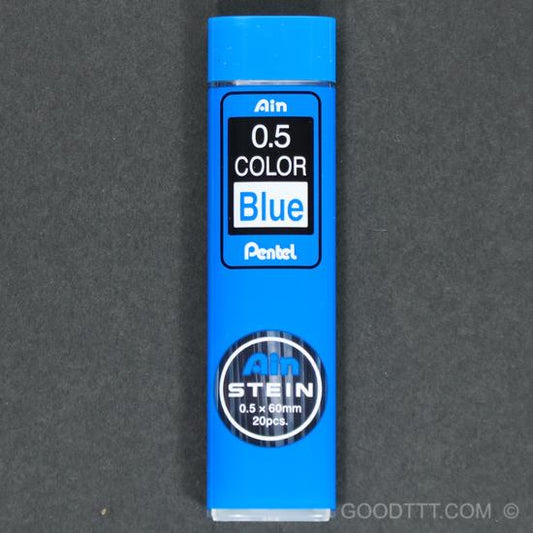 Pentel Ain Stein Mechanical Pencil Lead Refills 0.5mm Blue Colour