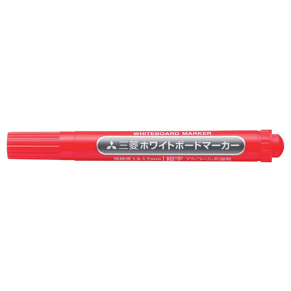 UNI Whiteboard Marker Fine 1.3 Red