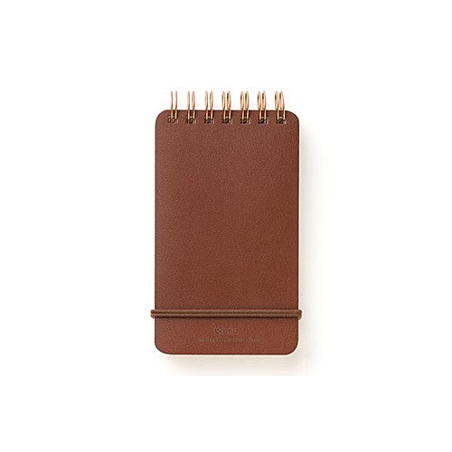 Midori WM Ring Memo 100 sheets Brown Grain Cover