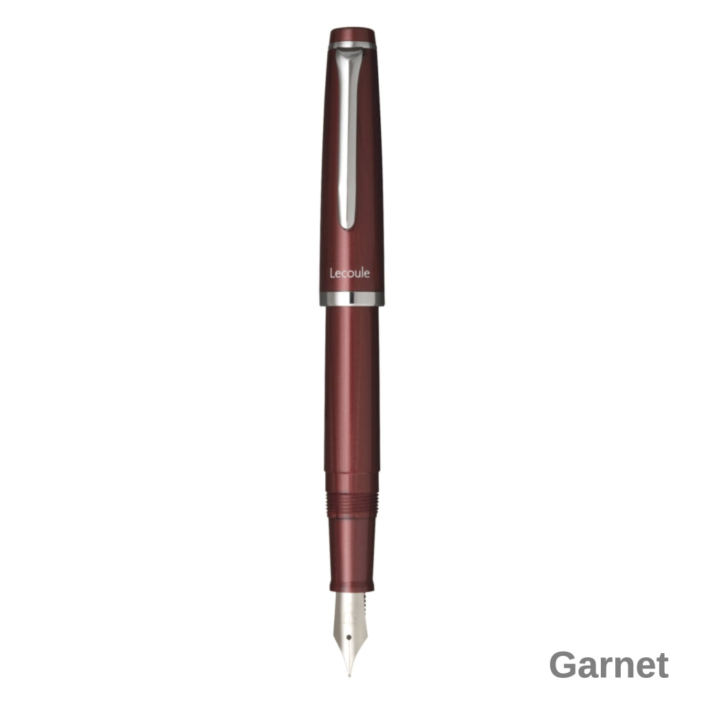 Sailor Lecoule Power Stone Colour Fountain Pen Garnet Stainless Medium Fine