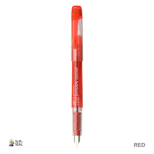 Platinum Preppy Fountain Pen Red Stainless Medium Nib