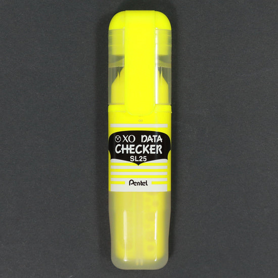 Pentel Data Checker Highlighter Yellow