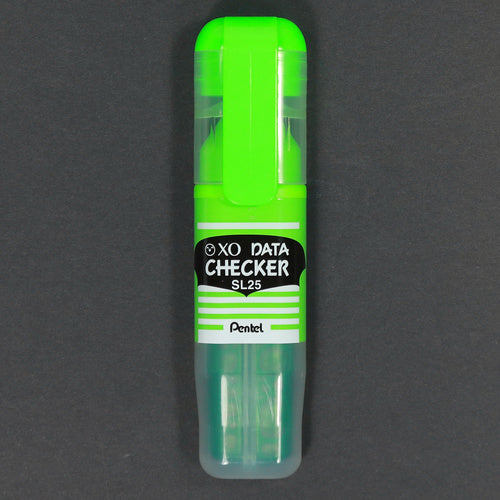 Pentel Data Checker Highlighter Green