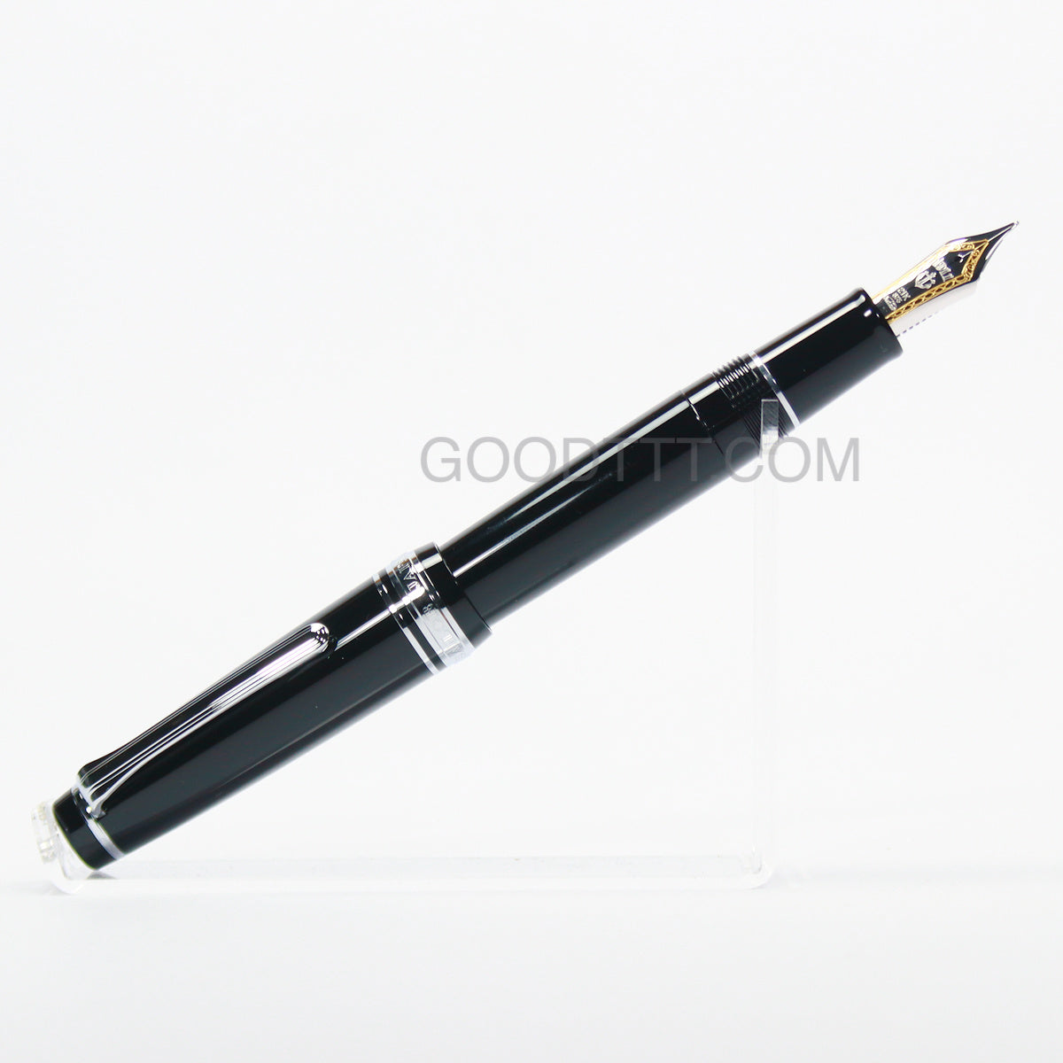Sailor Professional Gear Silver Fountain Pen – Medium 21K Gold Bicolor Nib