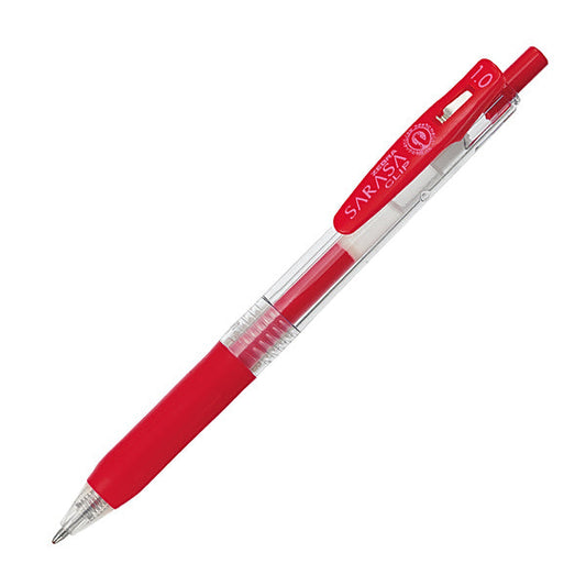 Zebra Sarasa Clip Gel Ink Pen 1.0 Red