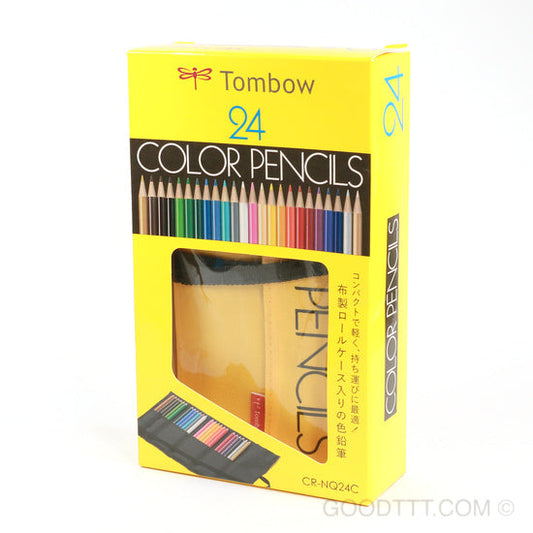Tombow Colouring Pencils With Roll Up Case (24 Pack)