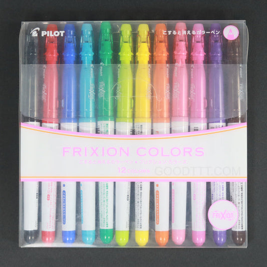 Pilot Frixion Colours Erasable Texters  (12 Pack)