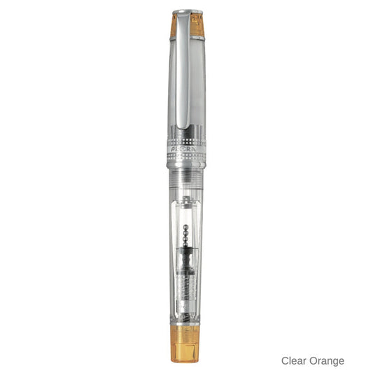 Pilot Prera Iroai Fountain Pen Clear Orange Stainless Medium Nib