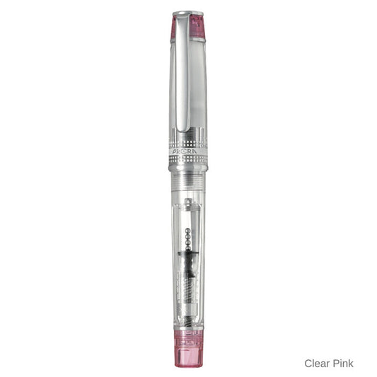 Pilot Prera Iroai Fountain Pen Clear Pink Stainless Calligraphy Nib
