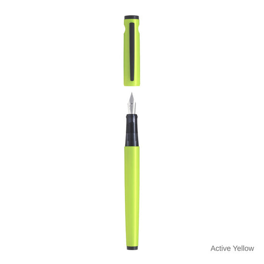 Pilot Lightive Fountain Pen Active Yellow Stainless Fine Nib