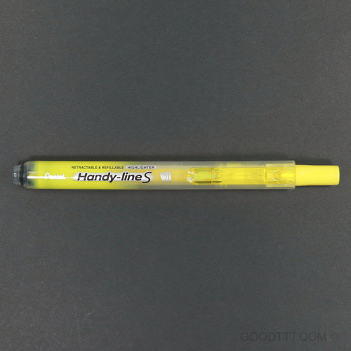Pentel Handy-line S Clicker Highlighter Yellow