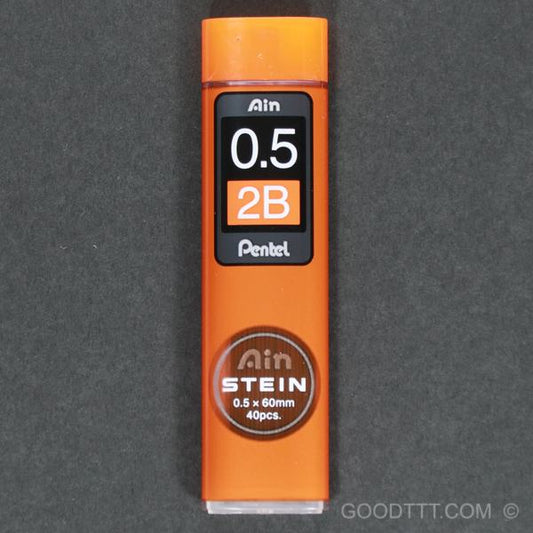 Pentel Ain Stein Mechanical Pencil Lead Refills 0.5mm 2B