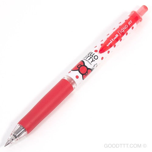 Sanrio Hello Kitty Limited Edition Uni-Ball Signo RT Gel Pen 0.38mm Red