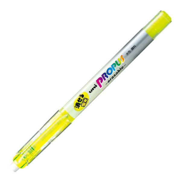 Uni Propus Erasable Highlighters Yellow