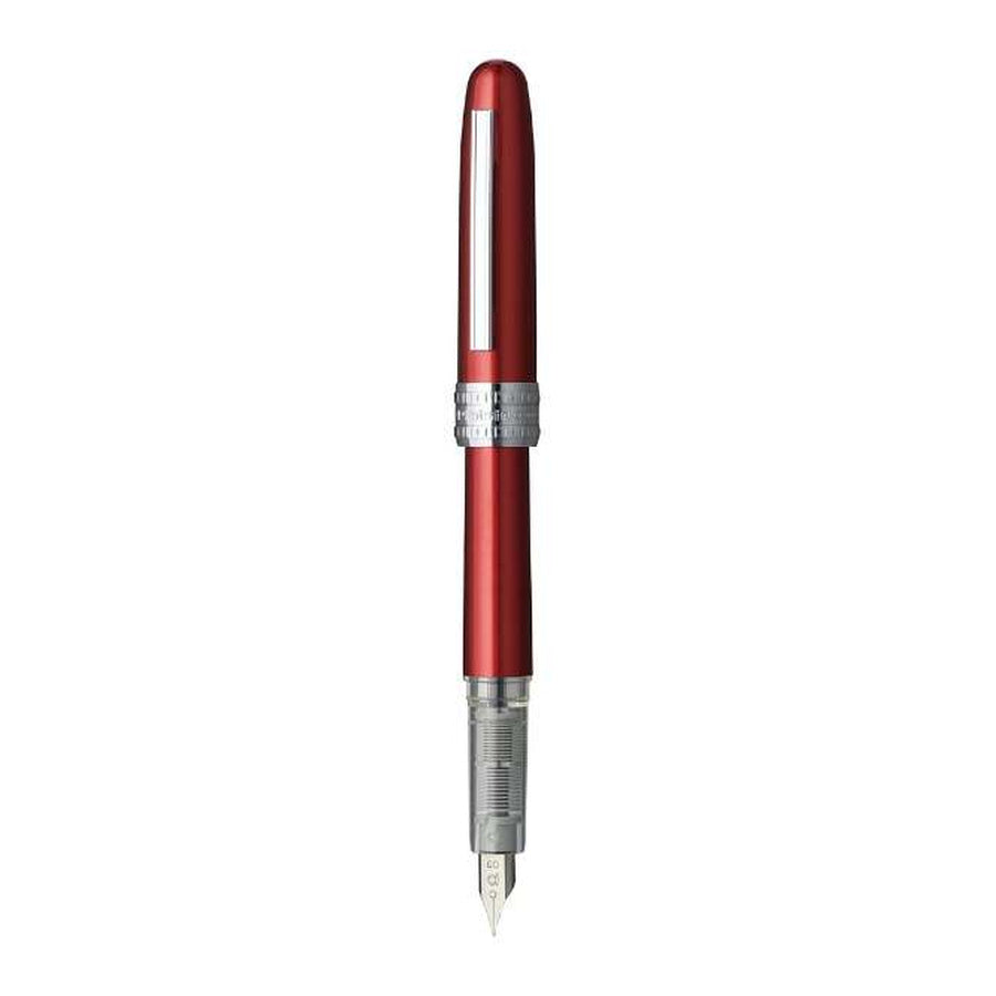 Platinum PLAISIR Fountain Pen - Red Fine Nib